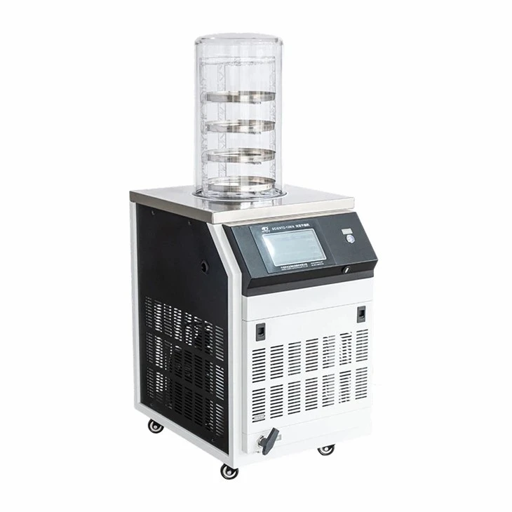 Liofilitzador de laboratori SCIENTZ-12N Gran pantalla LCD Màquines de liofilització de la funció de calefacció
